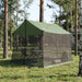 Campingzeil met gaaswanden Groen 270 x 210 x 210 cm