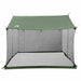 Campingzeil met gaaswanden Groen 270 x 210 x 210 cm