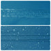 Campingzeil met gaaswanden Blauw 270 x 210 x 210 cm