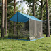 Campingzeil met gaaswanden Blauw 270 x 210 x 210 cm