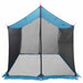 Campingzeil met gaaswanden Blauw 270 x 210 x 210 cm