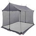 Campingzeil met gaaswanden Grijs en Oranje 270 x 210 x 210 cm