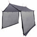 Campingzeil met gaaswanden Grijs en Oranje 270 x 210 x 210 cm