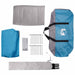 Huisje Tent met dak Blauw 12-Persoons Polyester en staal