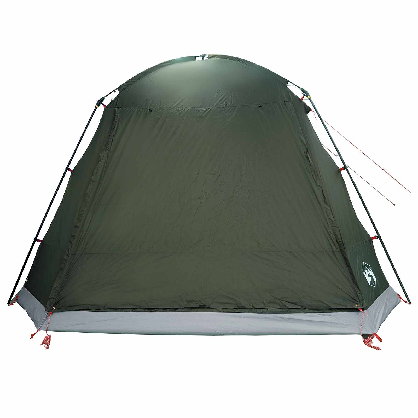 Huisje Tent met dak Leger groen 12-Persoons Polyester en staal