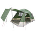 Huisje Tent met dak Groen 8-persoons Polyester en staal