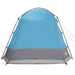 Huisje Tent met dak Blauw 8-persoons Polyester en staal