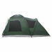 Huisje Tent met dak Leger groen 8-persoons Polyester en staal