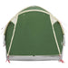 Huisje Tent met dak Groen 4-persoons Polyester en staal