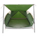 Huisje Tent met dak Groen 6-persoons Polyester en staal