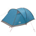 Huisje Tent met dak Blauw 6-persoons Polyester en staal