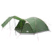 Huisje Tent met dak Groen 8-persoons Polyester en staal