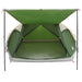 Huisje Tent met dak Groen 8-persoons Polyester en staal