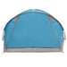 Huisje Tent met dak Blauw 8-persoons Polyester en staal