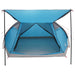 Huisje Tent met dak Blauw 8-persoons Polyester en staal