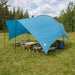 Camping Tarp Waterbestendig Blauw 550 x 400 x 230 cm