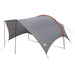 Camping Tarp Waterbestendig Grijs en Oranje 550 x 400 x 230 cm