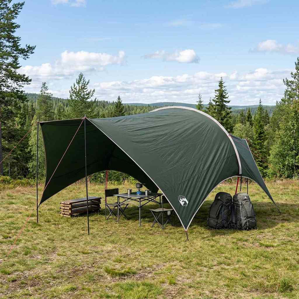 Camping Tarp Waterbestendig Legergroen 550 x 400 x 230 cm