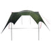 Camping Tarp Waterbestendig Legergroen 550 x 400 x 230 cm