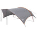 Camping Tarp Waterbestendig Grijs en Oranje 695 x 580 x 200 cm