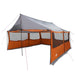 Gezinstent met dak Grijs en Oranje 450 x 400 x 265 cm
