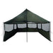 Gezinstent Leger groen 450 x 400 x 265 cm Polyester en staal