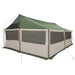 Gezinstent met dak Groen 600 x 400 x 268 cm Polyester en staal