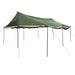 Gezinstent met dak Groen 600 x 400 x 268 cm Polyester en staal