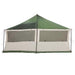 Gezinstent met dak Groen 600 x 400 x 268 cm Polyester en staal