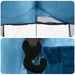 Gezinstent met dak Blauw 600 x 400 x 268 cm Polyester en staal