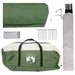 Partytent met dak Groen 500 x 500 x 350 cm Polyester en staal