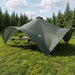 Partytent Leger groen 500 x 500 x 350 cm Polyester en staal