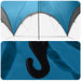 Partytent met dak Blauw 600 x 600 x 400 cm Polyester en staal