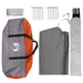 Partytent Grijs en Oranje 600 x 600 x 400 cm Polyester en staal