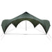 Partytent Leger groen 600 x 600 x 400 cm Polyester en staal