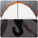 Partytent Grijs en Oranje 400 x 400 x 320 cm Polyester en staal