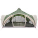 Tipi Tent met dak Groen 18-Persoon Polyester en staal