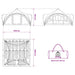 Tipi Tent met dak Groen 18-Persoon Polyester en staal