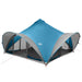 Tipi Tent met dak Blauw 18-Persoon Polyester en staal