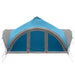 Tipi Tent met dak Blauw 18-Persoon Polyester en staal