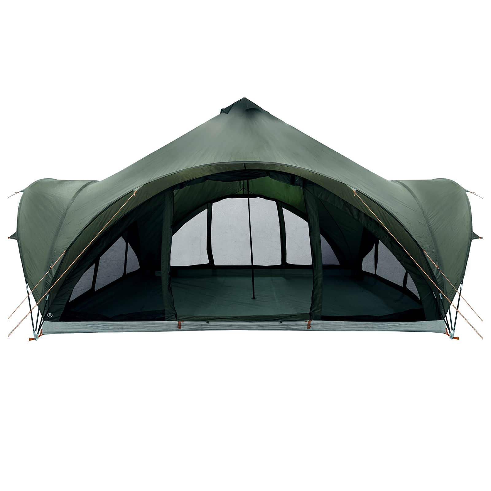 Tipi Tent met dak Leger groen 18-Persoon Polyester en staal