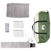Tipi Tent met dak Groen 6-persoons Polyester en staal