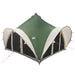 Tipi Tent met dak Groen 6-persoons Polyester en staal