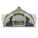 Tipi Tent met dak Groen 6-persoons Polyester en staal