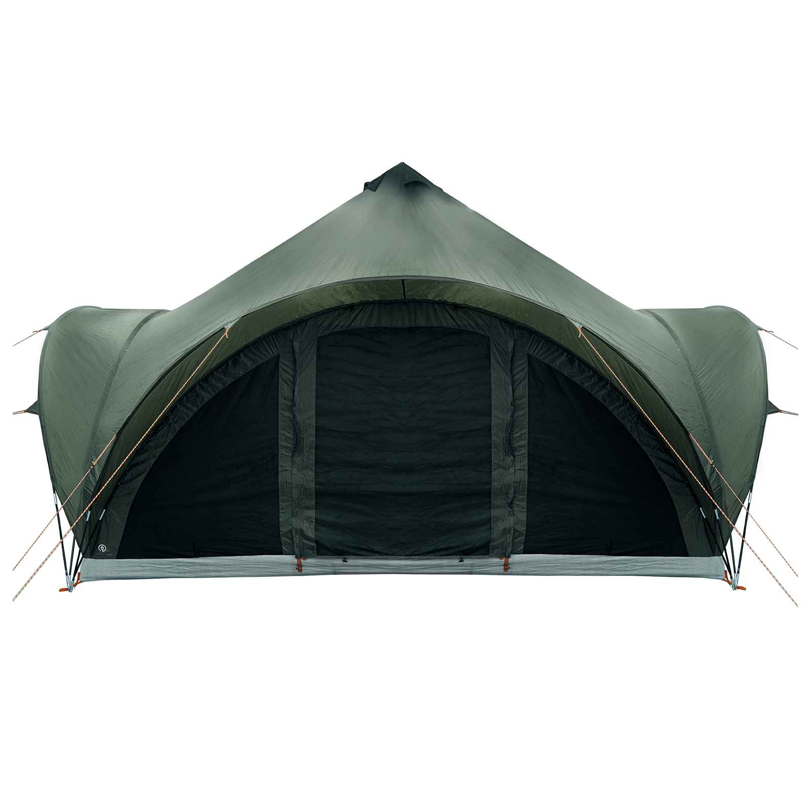 Tipi Tent met dak Leger groen 6-persoons Polyester en staal