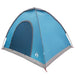 Kamperen tent met dak met luchtopening Blauw 190 x 140 x 105 cm