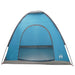 Kamperen tent met dak met luchtopening Blauw 190 x 140 x 105 cm