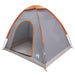 Kamperen tent met dak Grijs en Oranje 190 x 140 x 105 cm
