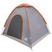 Kamperen tent met dak Grijs en Oranje 190 x 140 x 105 cm