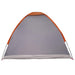 Kamperen tent met dak Grijs en Oranje 190 x 140 x 105 cm